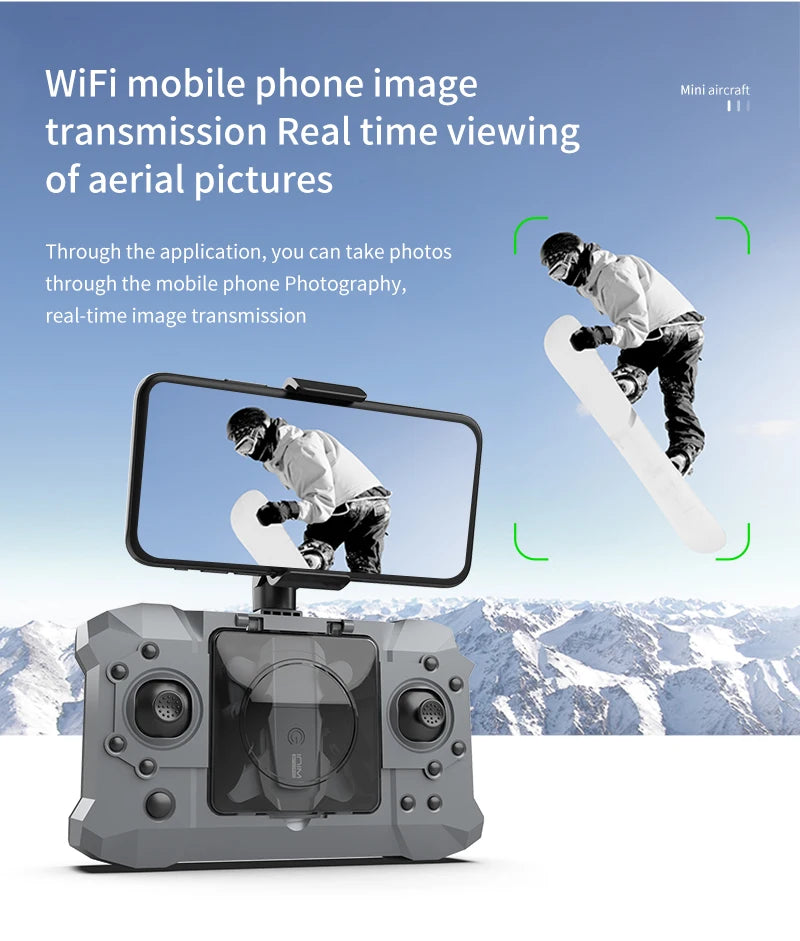 QJ KY905 Mini Drone - Profesional 4K Camera Wifi FPV Foldable Dron Quadcopter One-Key Return 360 Rolling RC Helicopter Kid Toys 45 QJ KY905 Mini Drone, wifi mobile phone image mini aircralt transmission real time viewing of