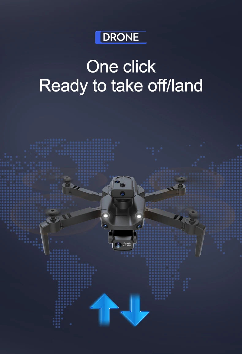 S172 Max Drone - Optical Flow Positioning Five-sided Obstacle Avoidance Drone 4K GPS WIFI FPV Folding Four-axis RC Helicopter Toy 24 S172 Max Drone, drone one click ready to take offlland