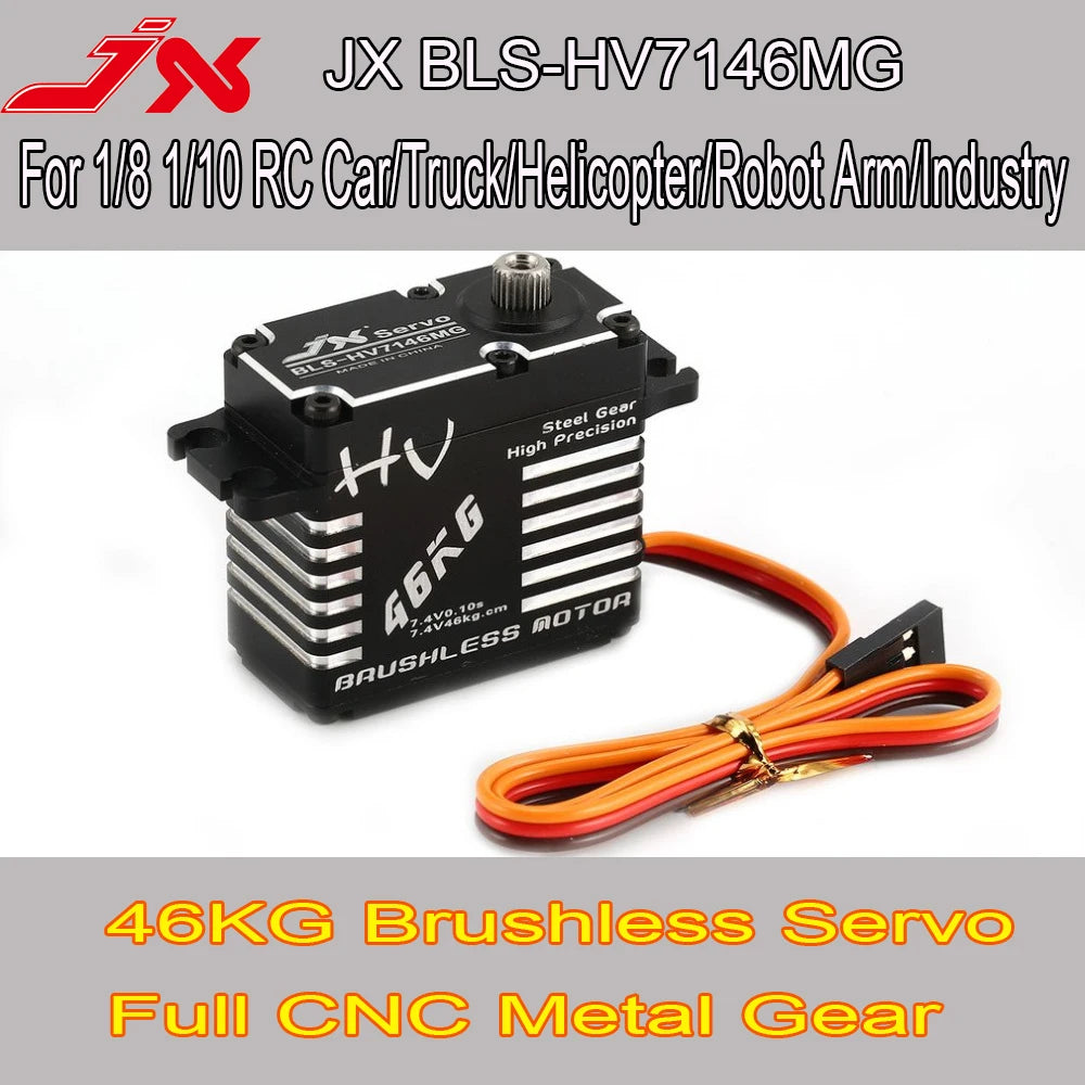 JX Servo BLS-HV7146MG - 7.4V 46KG Waterproof Brushless Standard JX Servo BLS-HV7146MG - 7.4V 46KG Waterproof Brushless Standard