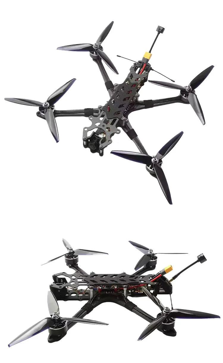 7 inch FPV, Aoft Technology drone features carbon fiber design, high-performance motor, and long flight time, suitable for outdoor use.