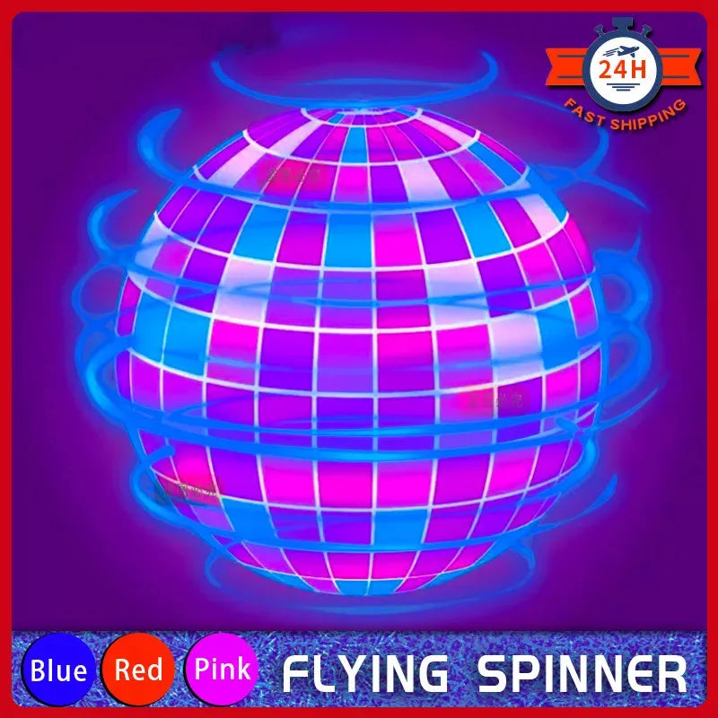 MB8 Magic Flying Ball , 24H Blue Red Pink FLYING SPINNER FAST SHIPPin
