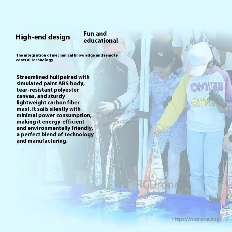 Shixing Toy Bai Ma Lake 400 RC Boat, High-performance RC boat with durable materials, silent eco-friendly design, ideal for fun and educational remote control use.