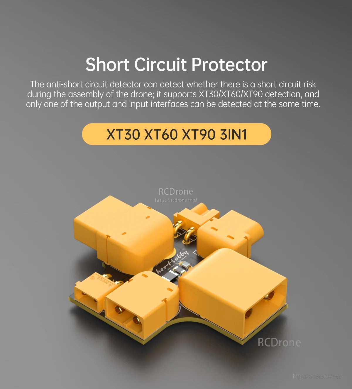 Short Circuit Protector XT30 XT60 XT90 3IN1