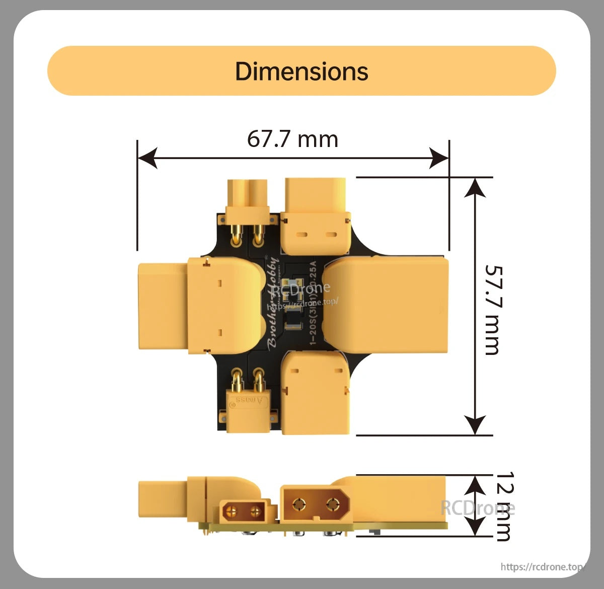 Short Circuit Protector XT30 XT60 XT90 3IN1