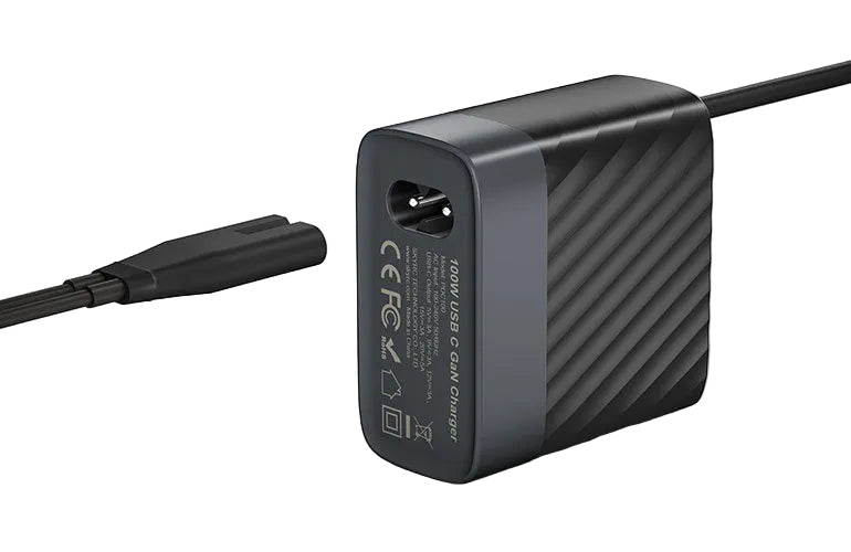 SkyRC PDC100 Fast Charger, SkyRC PDC100 100W USB-C GaN fast charger power adapter with attached USB-C cable
