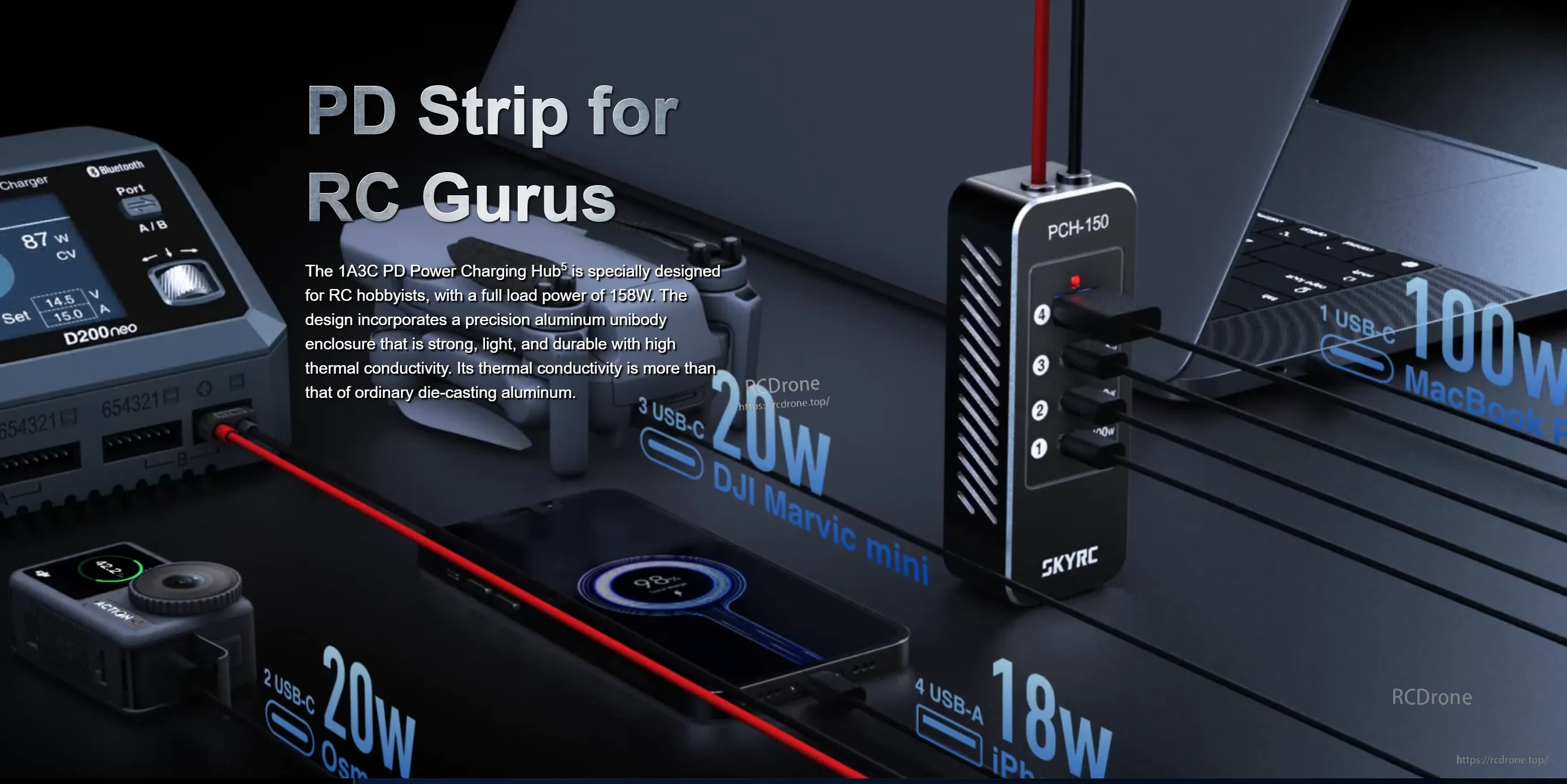 SkyRC D200neo AC 200W / DC 800W Multi-Function Smart Charger