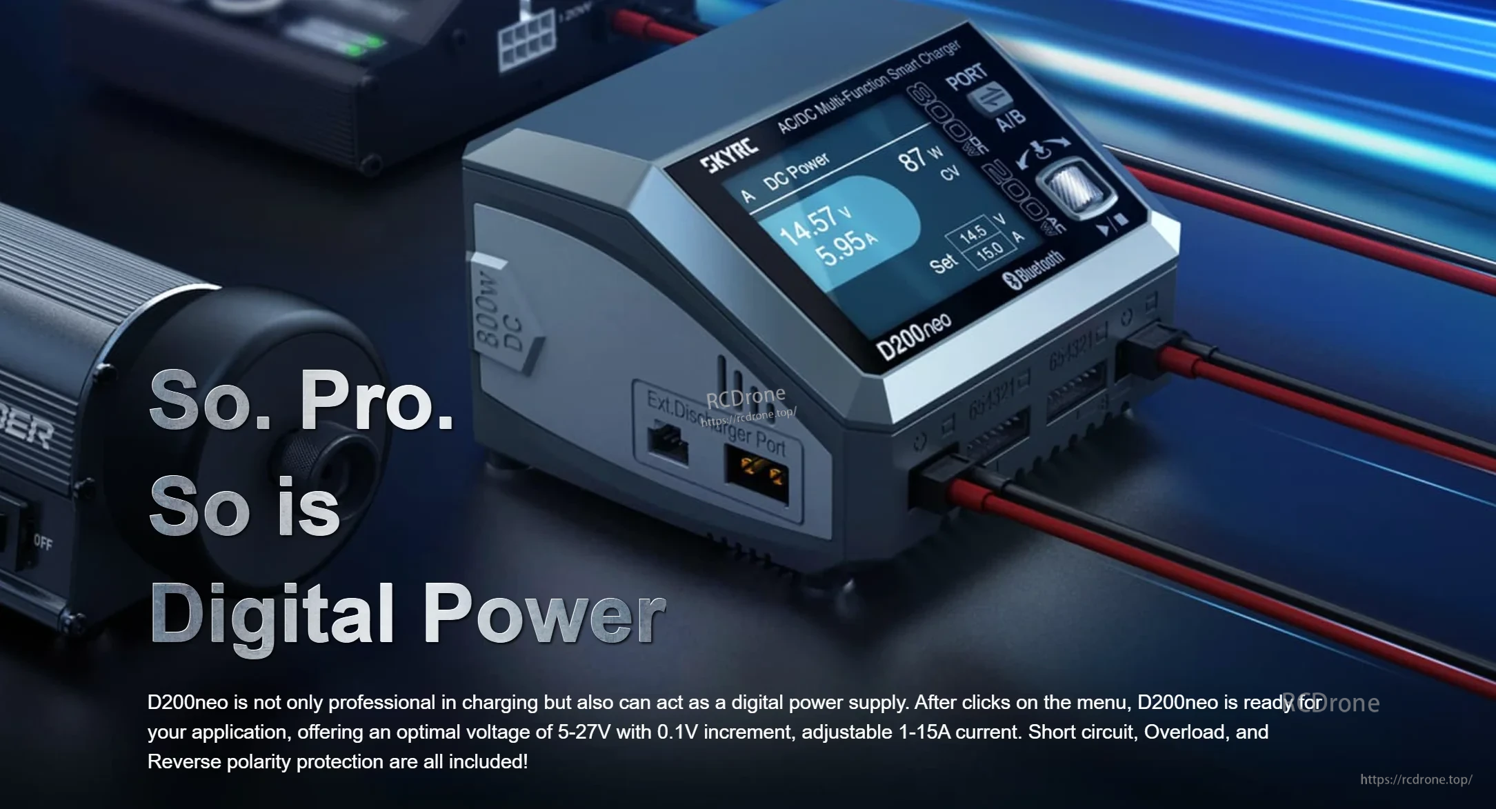 SkyRC D200neo AC 200W / DC 800W Multi-Function Smart Charger
