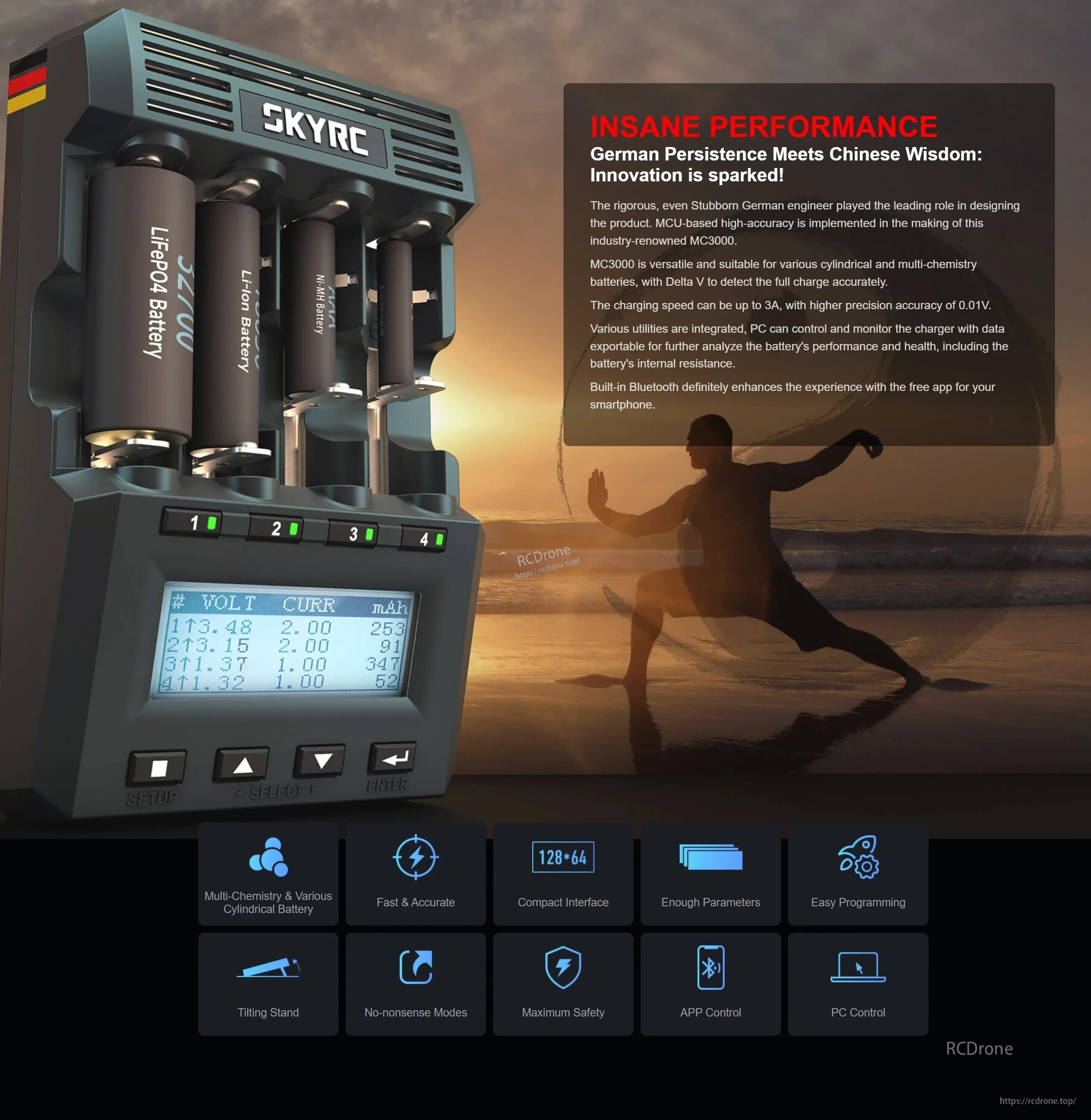 SkyRC MC3000 Universal Battery Charger & Analyzer