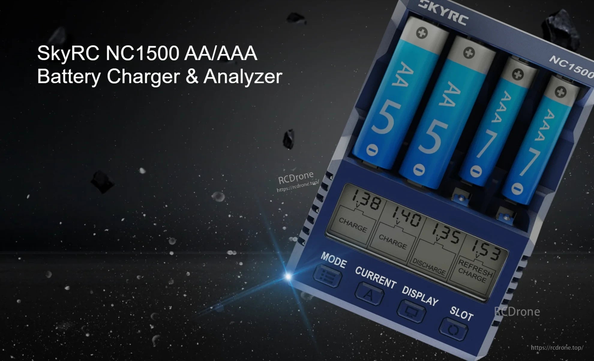 SkyRC NC1500 AA/AAA Battery Charger & Analyzer