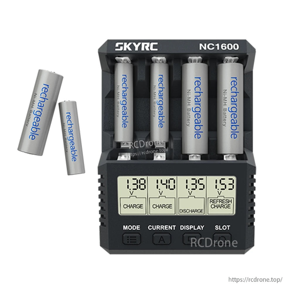 SkyRC NC1600 AA/AAA NiMH/NiCD Battery Charger & Analyzer