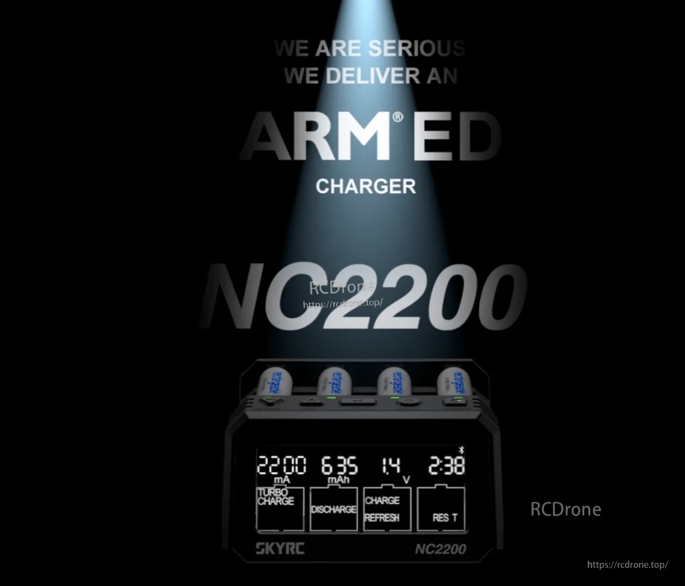 SkyRC NC2200 DC 12V 2A AA AAA NiMH/NiCD Multi-function Charger
