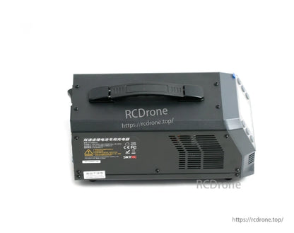 SkyRC PC1080neo lithium battery charger with carry handle, side vent grille, and SkyRC label on the case