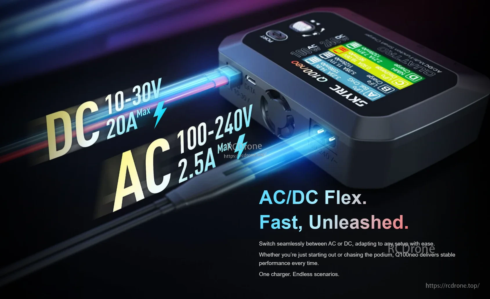 SkyRC Q100neo AC/DC Multi-Function Smart Charger