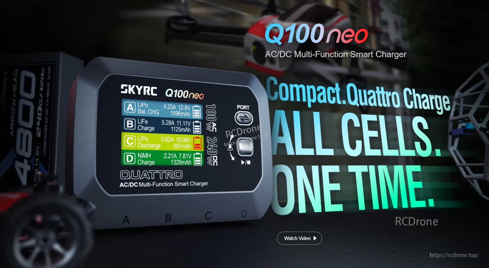SkyRC Q100neo AC/DC Multi-Function Smart Charger