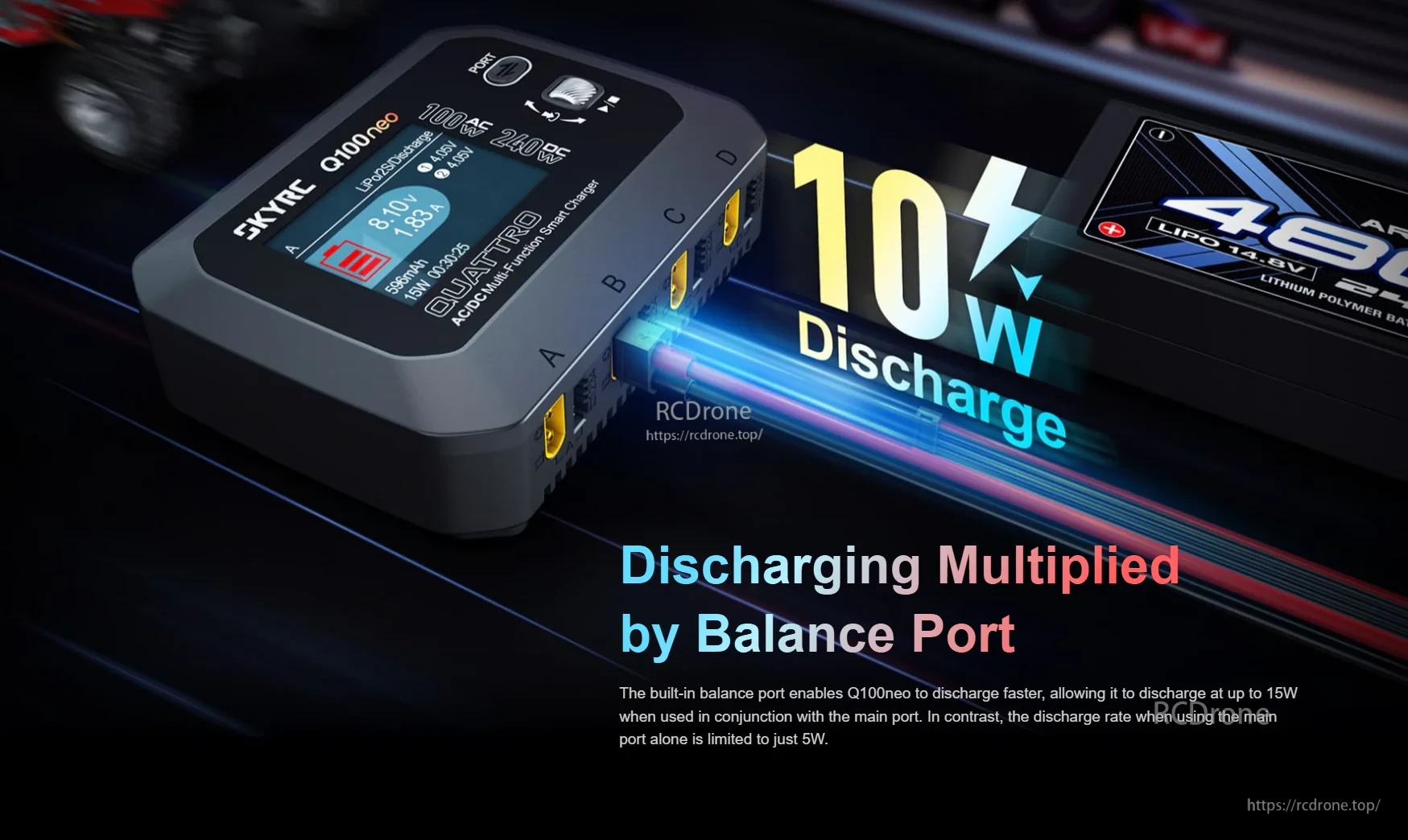 SkyRC Q100neo AC/DC Multi-Function Smart Charger