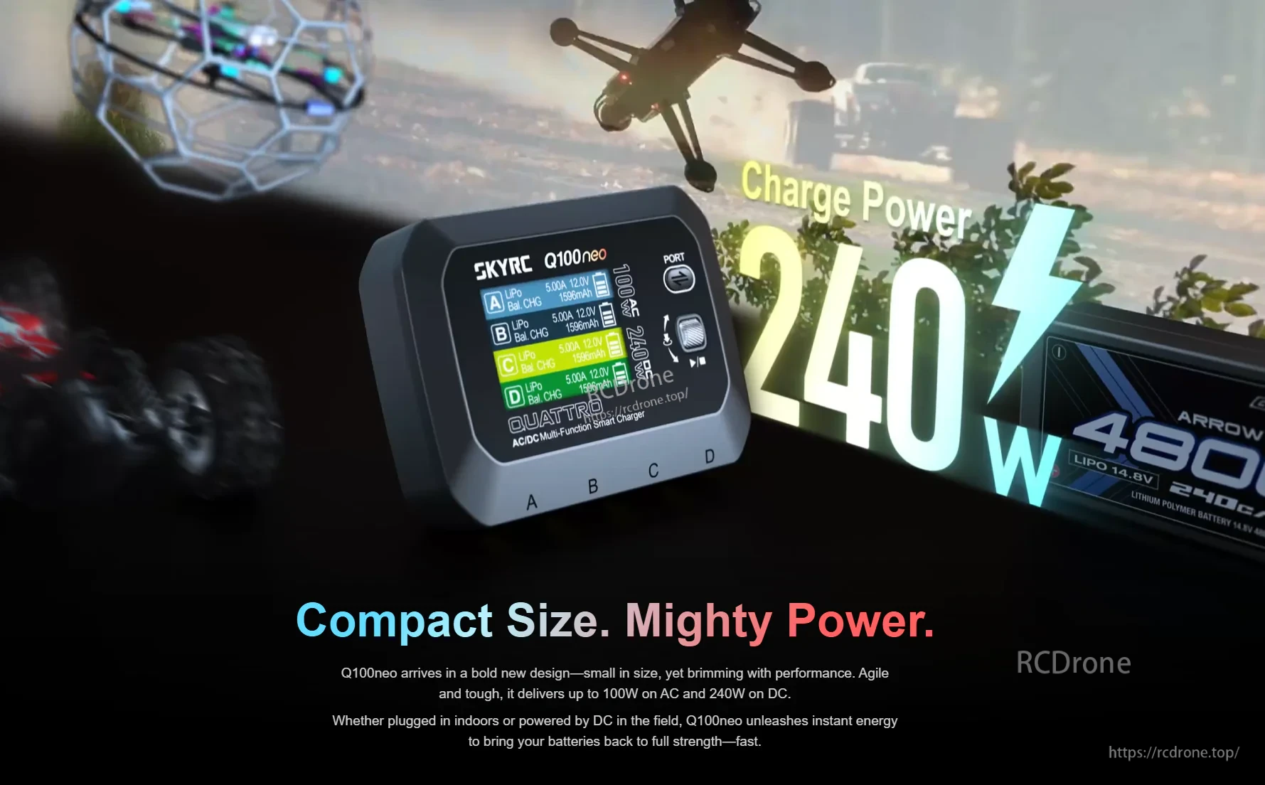 SkyRC Q100neo AC/DC Multi-Function Smart Charger