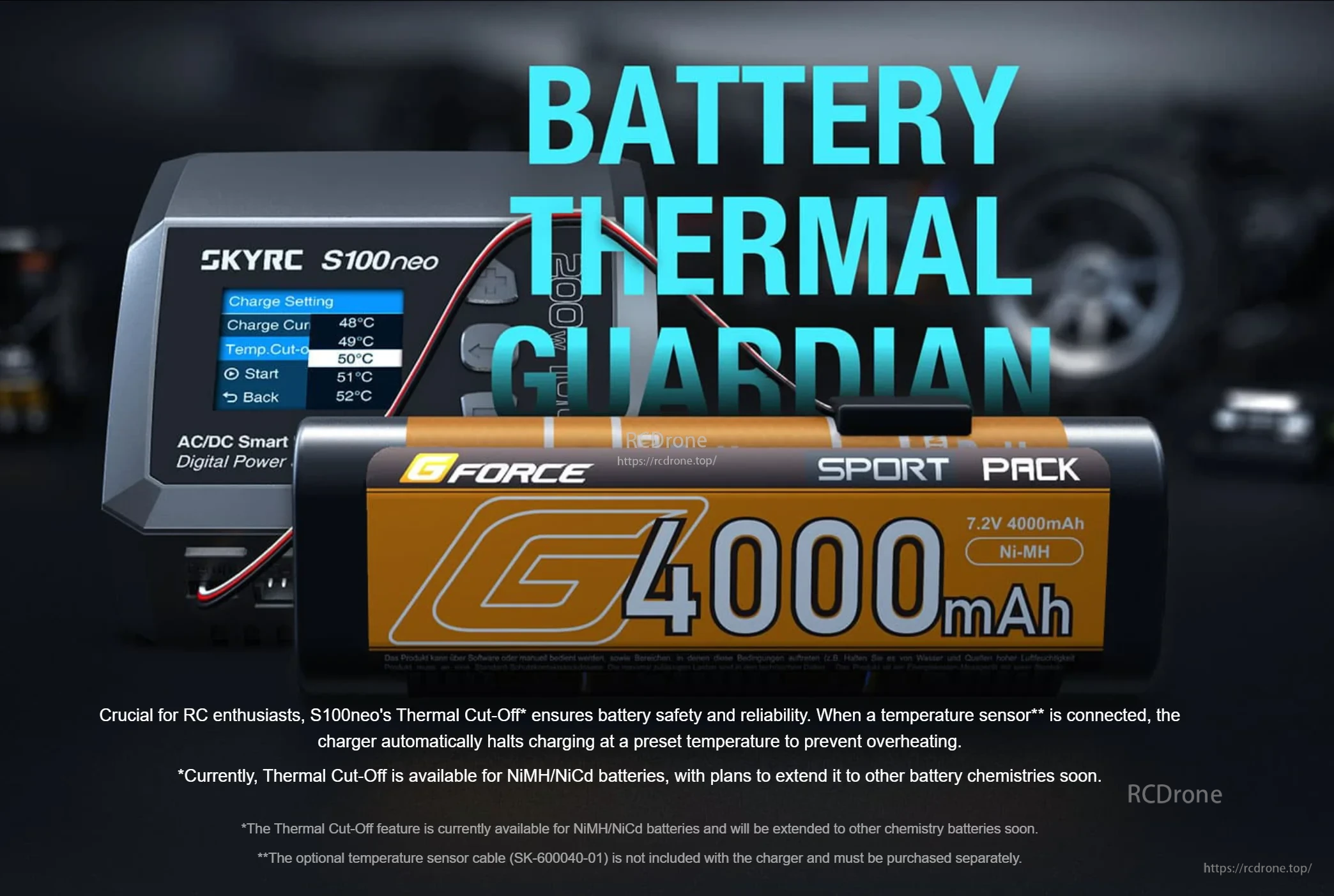 SkyRC S100neo AC 100W /DC 200W 12A Smart Balance Charger