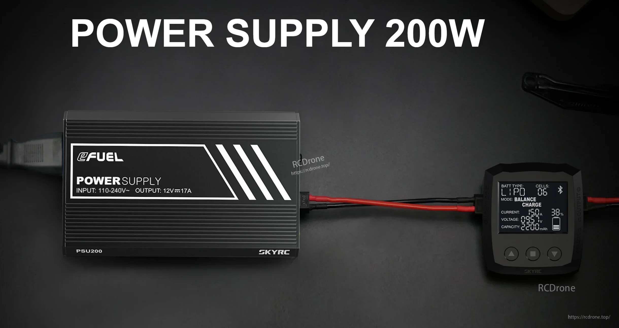 SkyRC eFuel 200W Power Supply Adapter 12V/17A