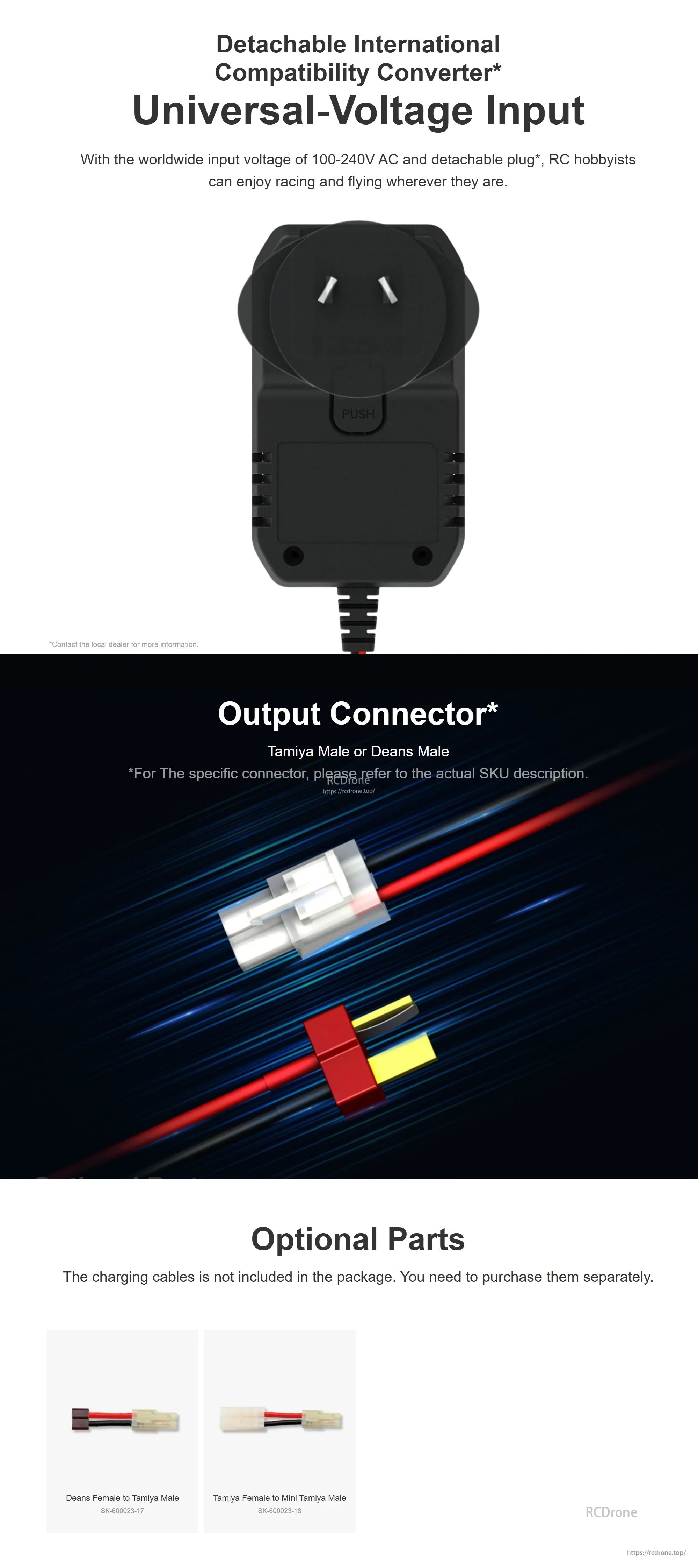 SkyRC eN18 NiMH Peak Charger 4-8S 1.2A 18W
