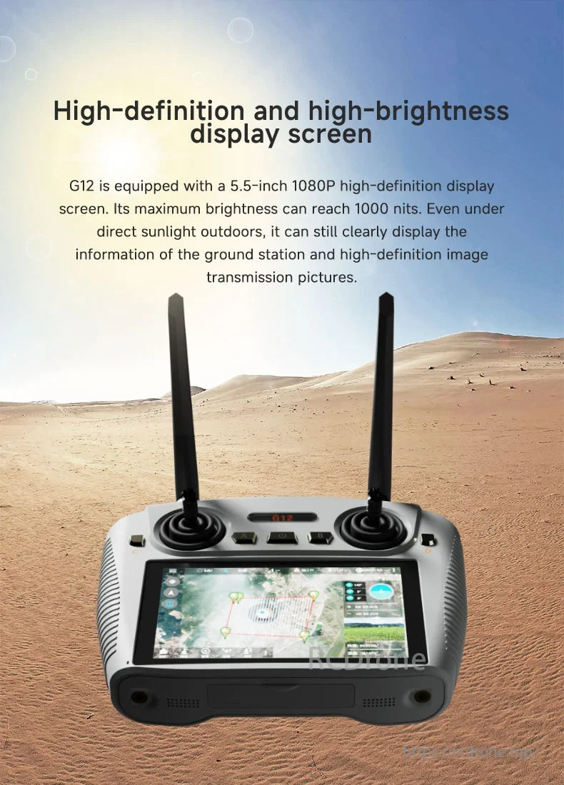 Skydroid G12: High-Performance Dual-Band Android Ground Station with 20KM Image Transmission