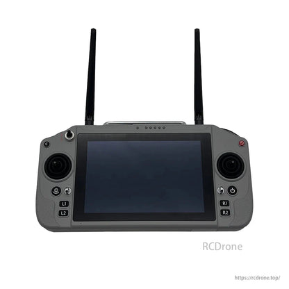 Skydroid G20, A remote control with two antennas, a screen, and multiple buttons for operation.