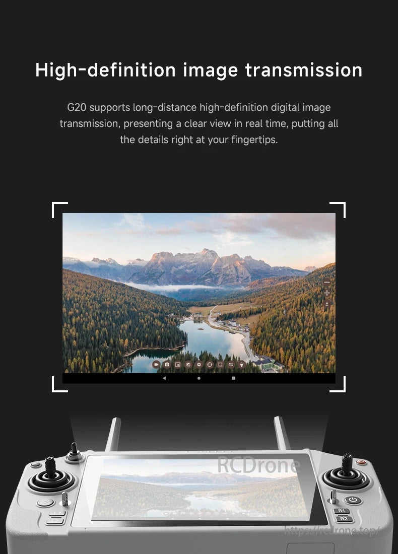 Skydroid G20 2.4G/5.8G Dual-Band 30km Long Range Drone Remote Controller