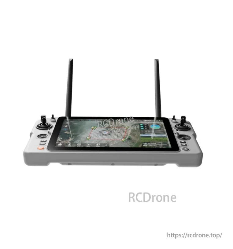 Skydroid G30: 10.1-inch HD remote with dual-band 2.4G/5.8G and 30KM range for long-distance FPV drone control.