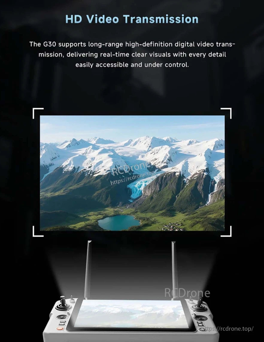 Skydroid G30 Ground Station, HD Video Transmission, G30 supports long-range high-definition digital video transmission.
