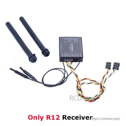 Skydroid H12 12 Saluran 2.4GHz 1080P Pemancar Penghantaran Data Video Digital H12 3 dalam 1 Alat Kawalan Jauh Dron Android