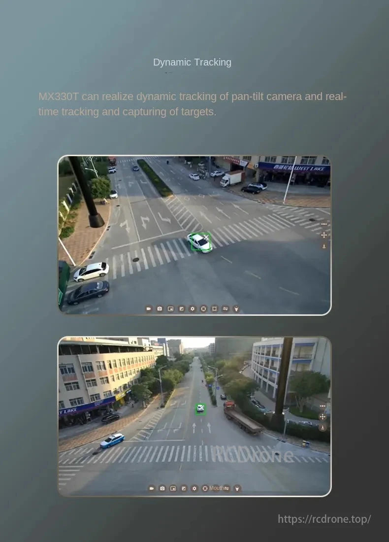 Skydroid MX330 / MX330T AI FPV Drone, MX330T offers dynamic tracking with a pan-tilt camera for efficient urban surveillance.