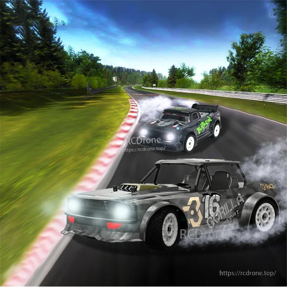 Skymaker SG1605 1:16 Drift RC, Device has overcharge and overcurrent protection with low-voltage safeguard that slows speed below 6.5V and then stops.