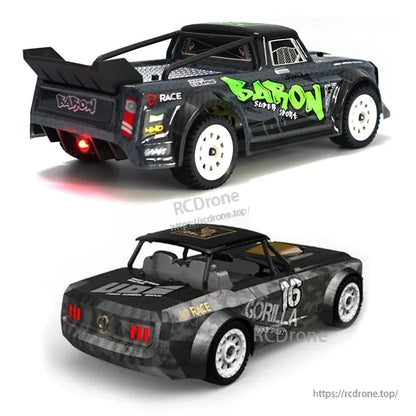 The Skymaker SG1605/SG1606/SG1603/SG1604 drift RC car features 1:16 scale, 4WD drive, and options for brushless or brushed motors.