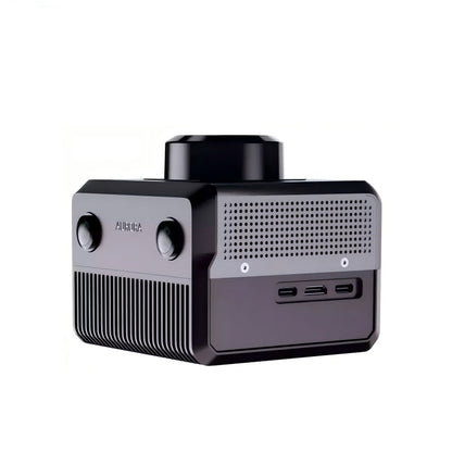Aurora sensor three-quarter view showing vented side panel and three recessed I/O ports