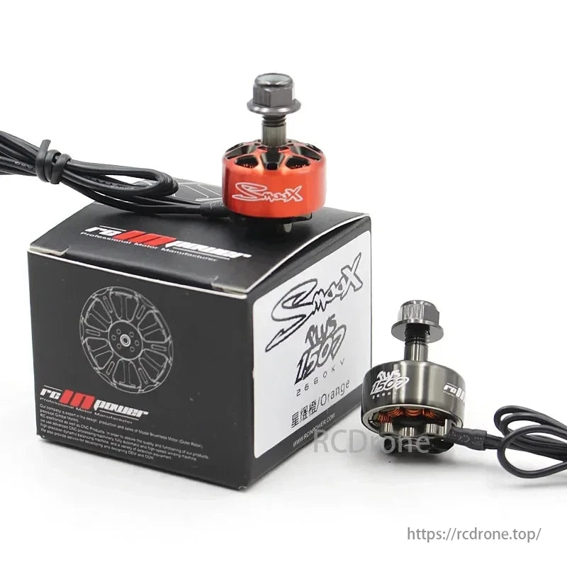 SmooX 1507 Brushless Motor, The RCINPOWER SmooX 1507 Plus is a high-performance brushless motor series for 3-5 inch FPV racing and cinewhoop drones.