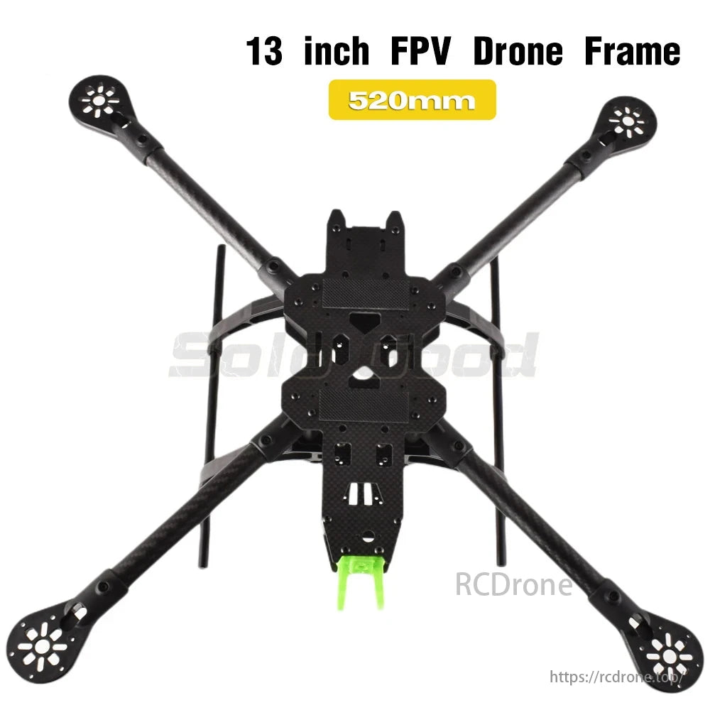 SoloGood Carbon Fiber FPV Drone, Soulload specifications for airplanes: non-electric, carbon fiber frame, suitable for vehicles and remote control toys.