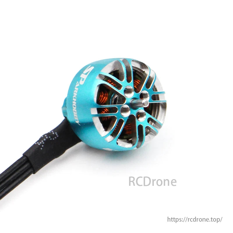 SparkHobby XSpeed 1206 Motor, The Sparkhobby 1206 brushless motor has parameters such as overall dimension, prop mounting shaft diameter, and rated voltage.