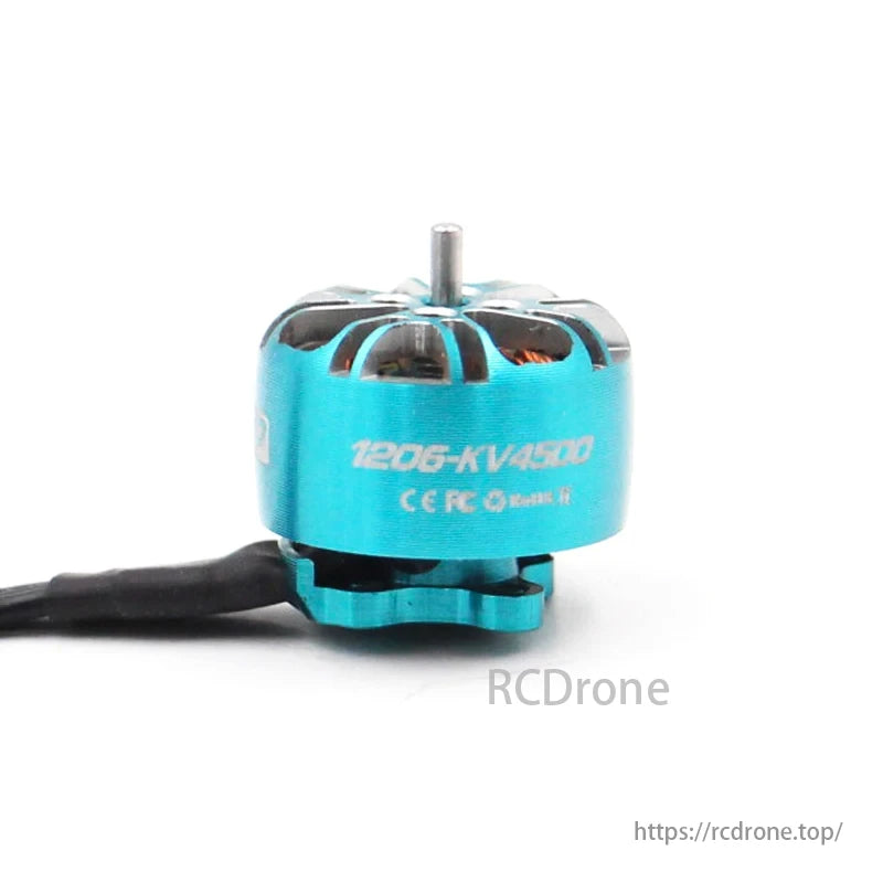 SparkHobby XSpeed 1206 Motor, The SparkHobby 1206 brushless motor comes in two variants, 3600KV and 4500KV, with different specifications and recommended batteries.