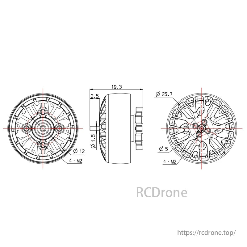 SparkHobby XSpeed Cinewhoop, The SPARKHOBBY XSPEED motor is designed for compact 3.5-inch Cinewhoop drones and FPV builds requiring powerful and efficient thrust.