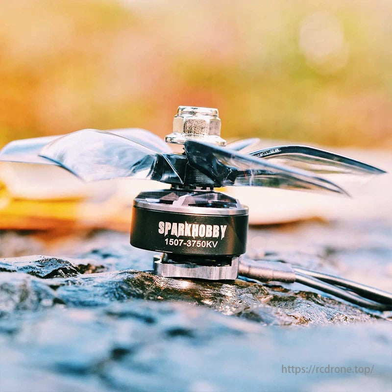 Sparkhobby 1507 FPV Motor, The Sparkhobby 1507 Brushless Motor is a compact and reliable power solution for 2-4S 3-inch FPV racing and freestyle drones.