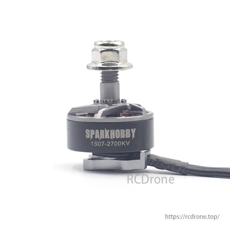Sparkhobby 1507 2700KV 3750KV Brushless Motor, A high-performance brushless motor by Sparkhobby, available in two KV ratings with varying voltage and current specifications.