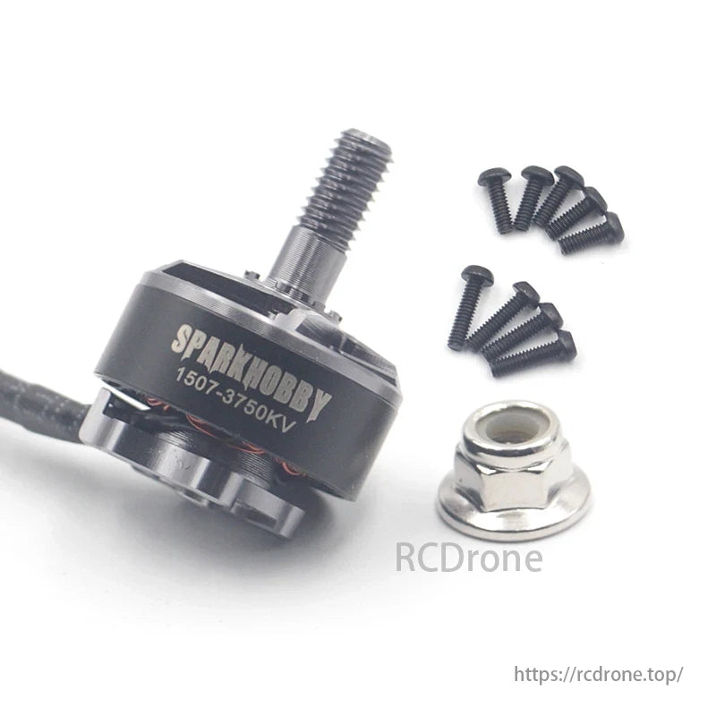 Sparkhobby 1507 2700KV 3750KV Brushless Motor, Ideal for quadcopters with 3-inch propellers, the Sparkhobby 1507 motor provides consistent efficiency for freestyle and racing.