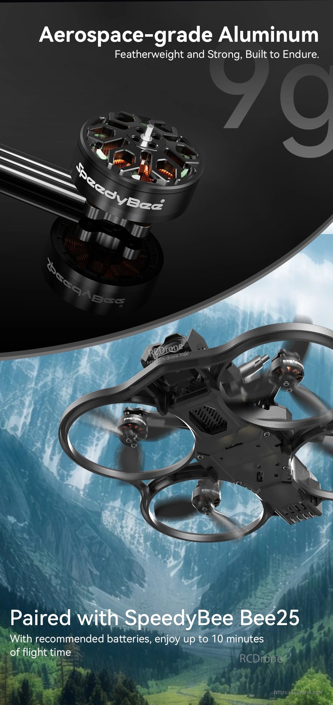 SpeedyBee 1404-4600KV Motor for Bee25 2.5 inch FPV