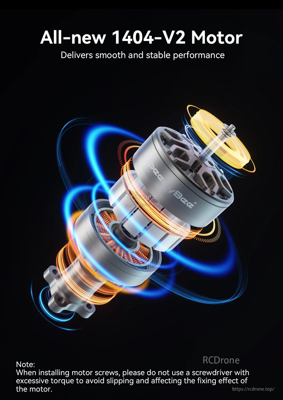 SpeedyBee 1404-4600KV Motor for Bee25 2.5 inch FPV