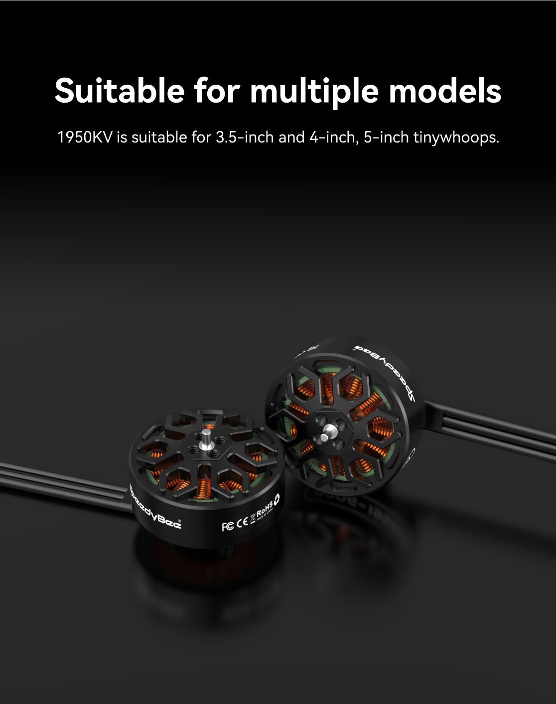 SpeedyBee 2006-1950KV Motor Bee35 3.5 inch FPV SpeedyBee 2006-1950KV Motor Bee35 3.5 inch FPV