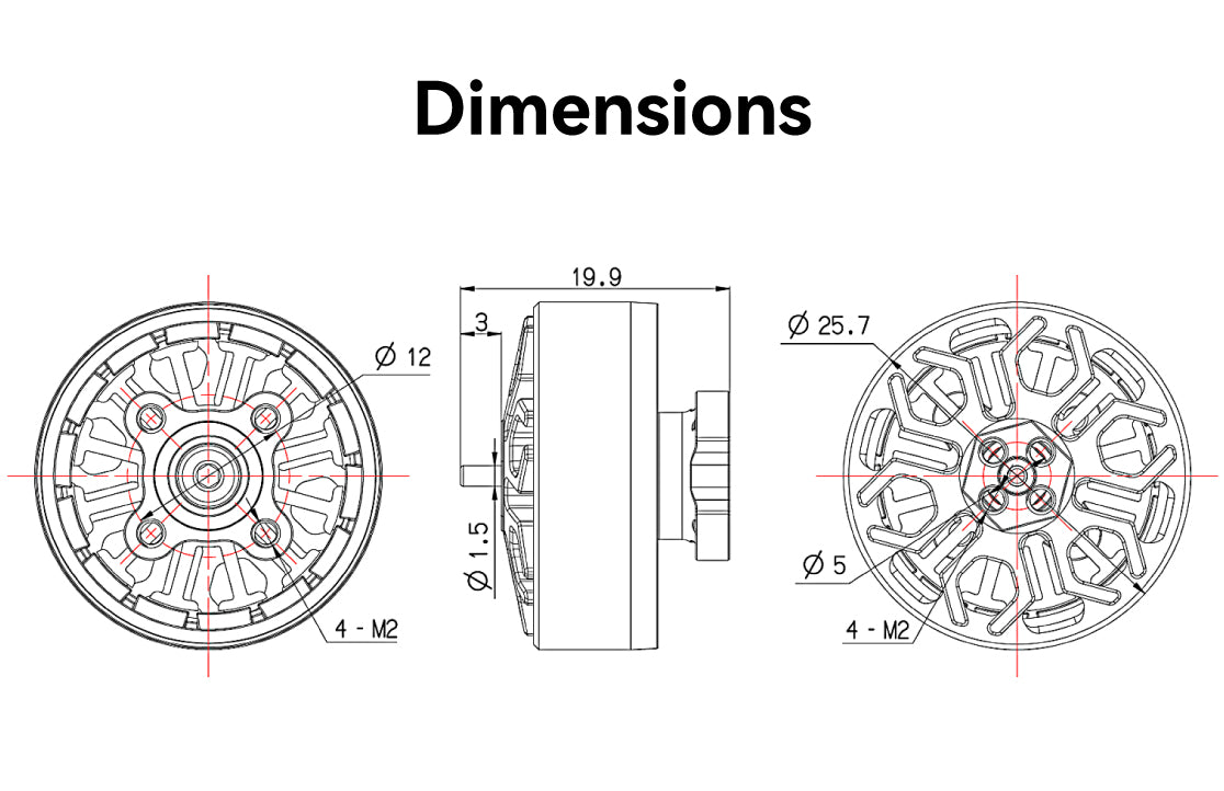 SpeedyBee 2006-1950KV Motor Bee35 3.5 inch FPV SpeedyBee 2006-1950KV Motor Bee35 3.5 inch FPV