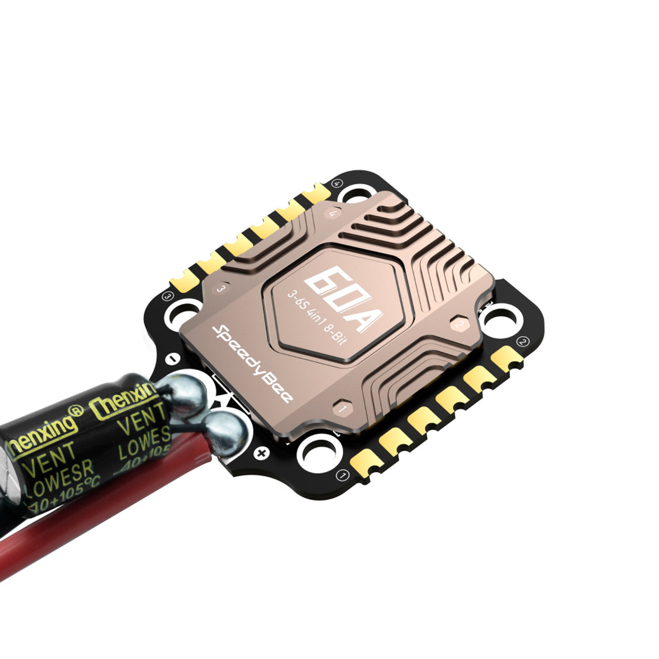 SpeedyBee BLS 60A 30x30 4-in-1 ESC, The SpeedyBee BLS 60A ESC provides high performance and reliability for various drone applications with a maximum current of 60A.