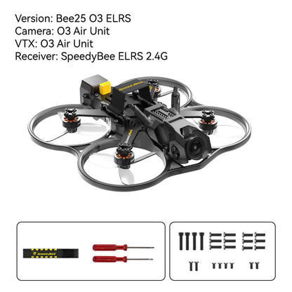 SpeedyBee Bee25 - 4S HD O3 Air Unit  2.5 inch FPV, SpeedyBee Bee25 4S HD O3 Air Unit, a 2.5 inch FPV drone with ELRS and O3 camera and VTX.