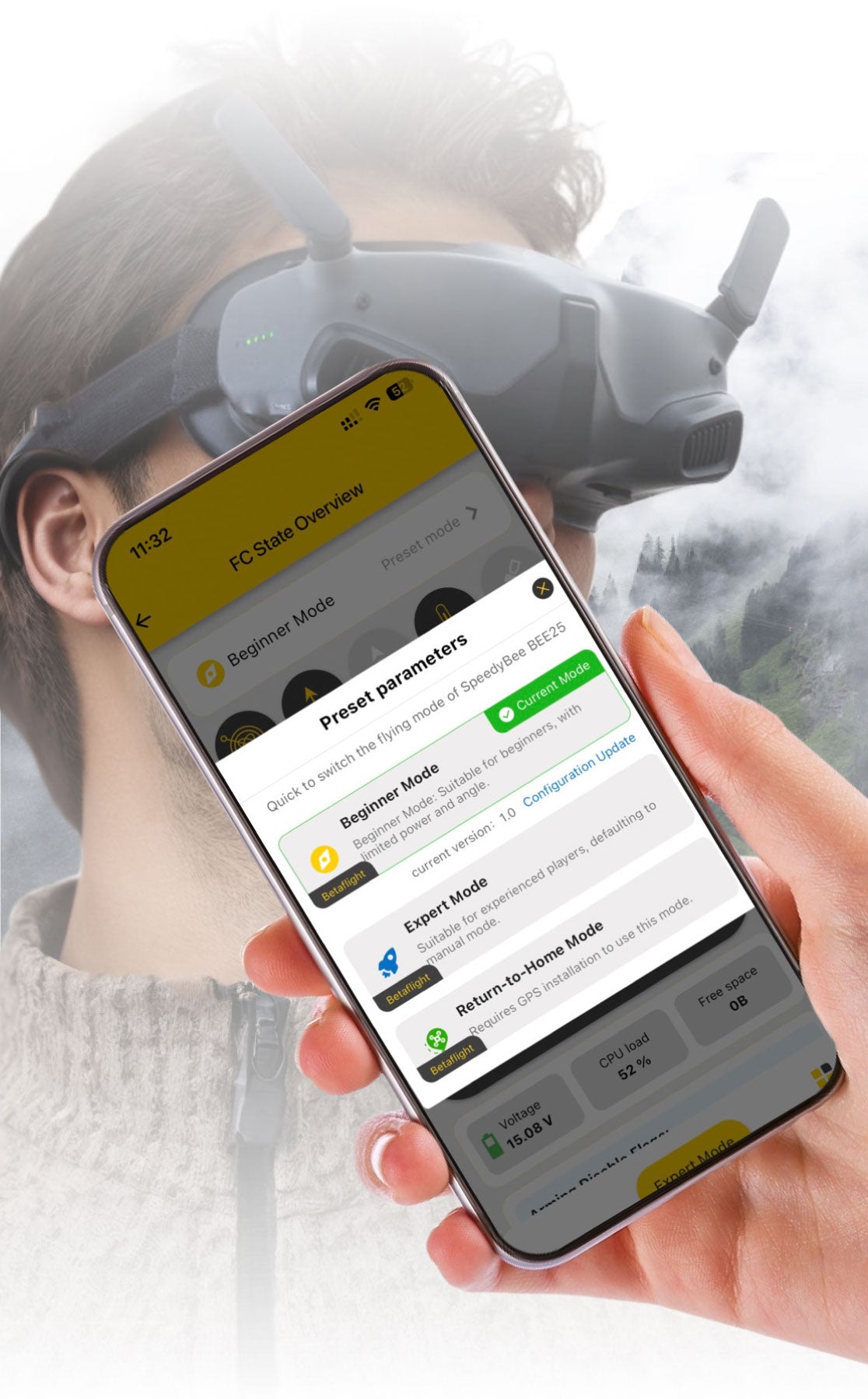 SpeedyBee Bee25 SpeedyBee Bee25 - 4S HD O3 Air Unit 2.5 inch FPV, SpeedyBee Bee25