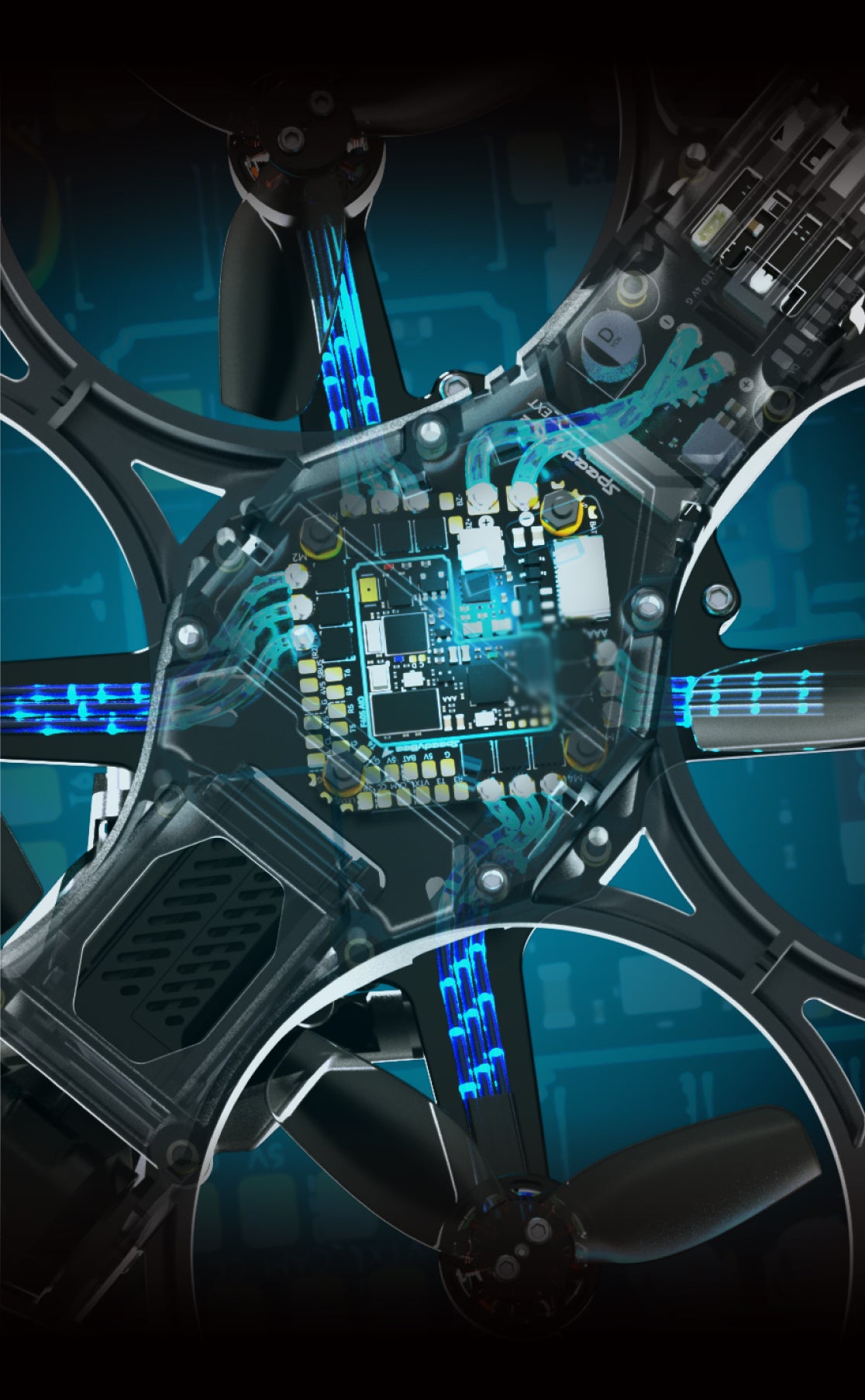 SpeedyBee Bee25 SpeedyBee Bee25 - 4S HD O3 Air Unit 2.5 inch FPV, SpeedyBee Bee25