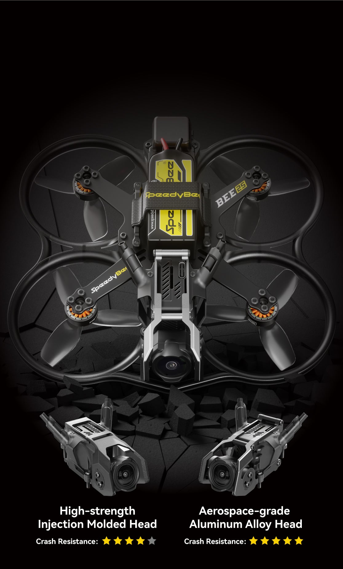 SpeedyBee Bee25 SpeedyBee Bee25 - 4S HD O3 Air Unit 2.5 inch FPV, SpeedyBee Bee25